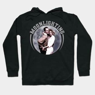 Moonlighting // Vintage 80s Design Hoodie